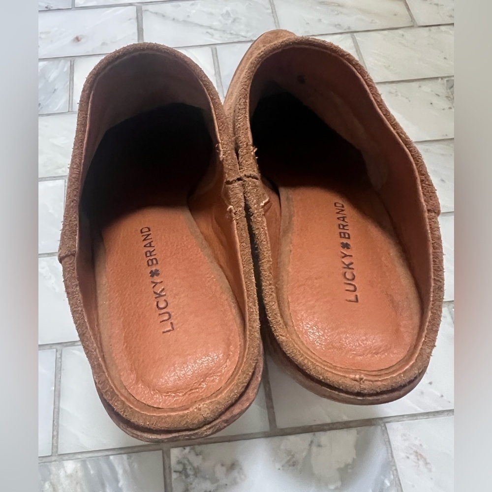 LUCKY BRAND Women’s Camel Sebiki Heeled Mule - Size 6 - Picture 13 of 14